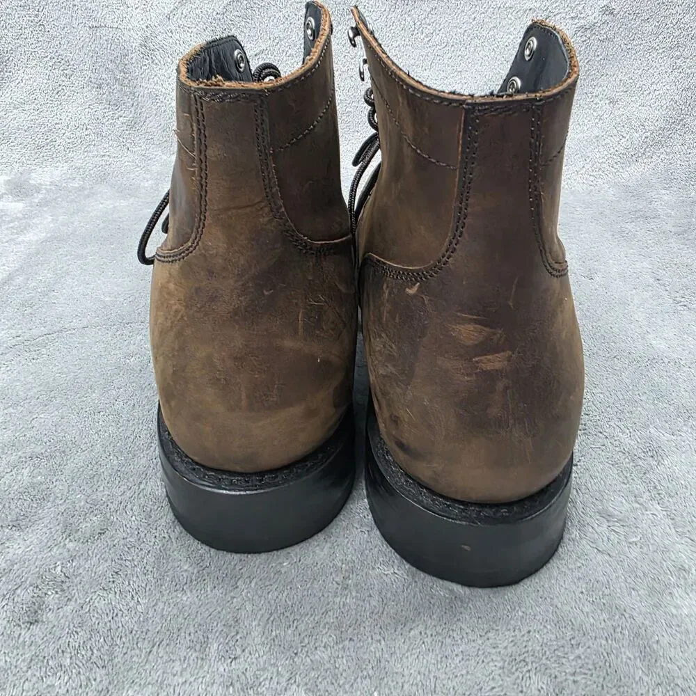 Thursday Boot Co. Captain Burnt Copper Leather Lace-Up Boots Men's Size 12 Wide